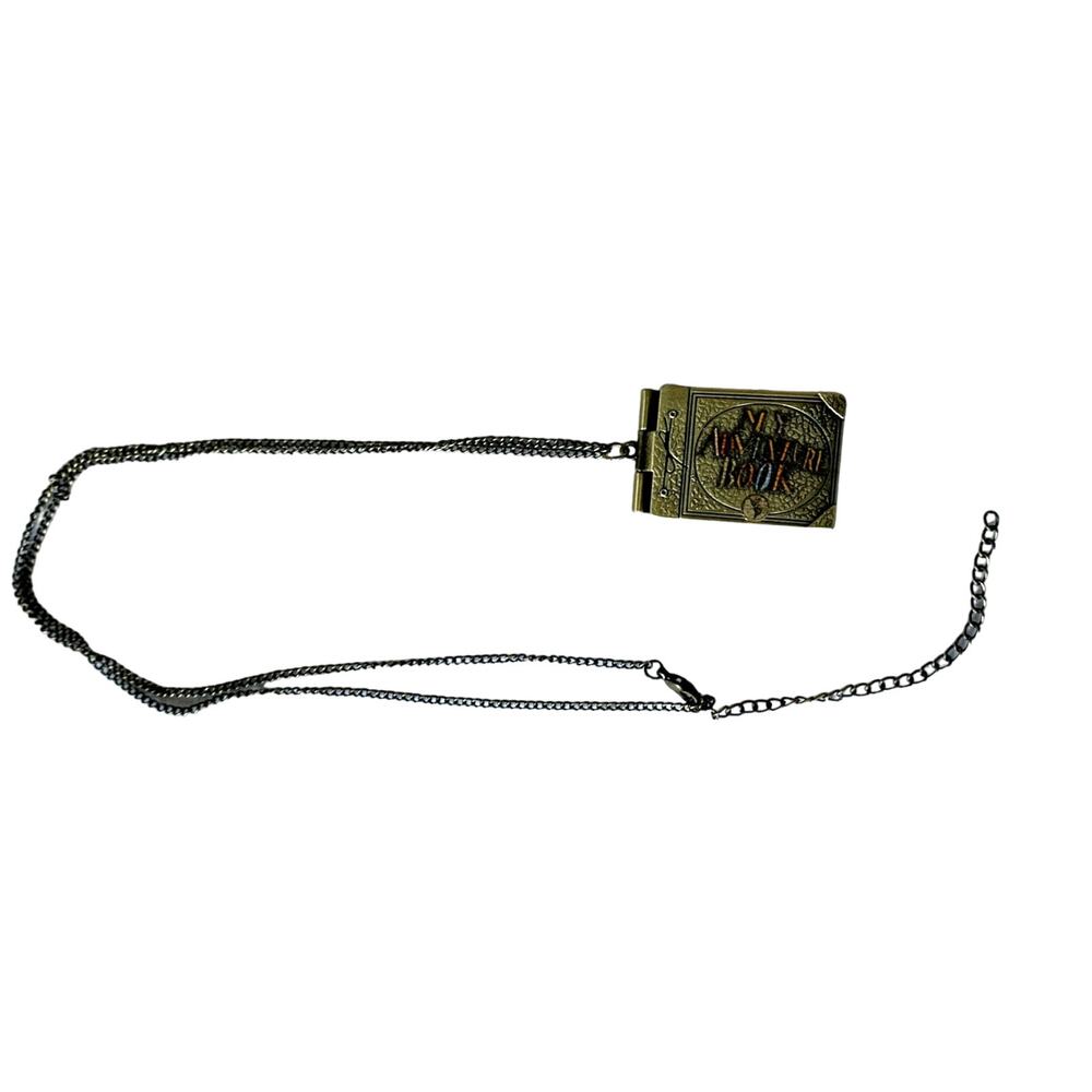 Disney Pixar Carl Ellie Up My Adventure Book Necklace Hard to Find